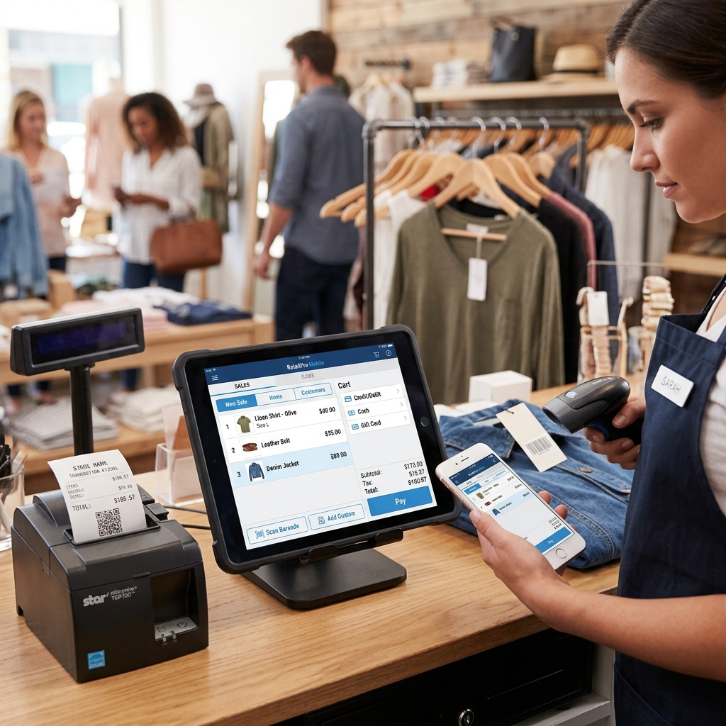 Mobile POS UI Screenshot